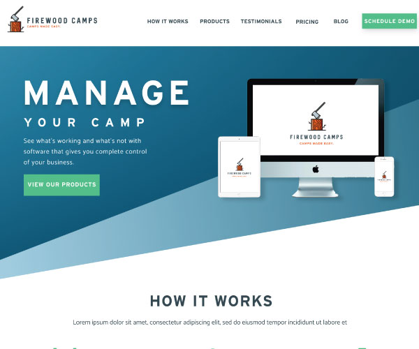 Firewood Camps Website